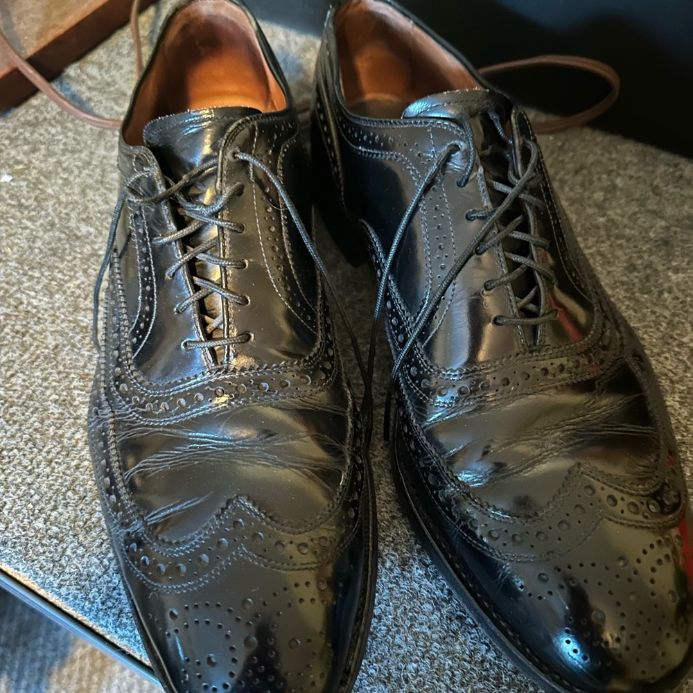 Allen Edmonds Black Oxford Dress Shoes